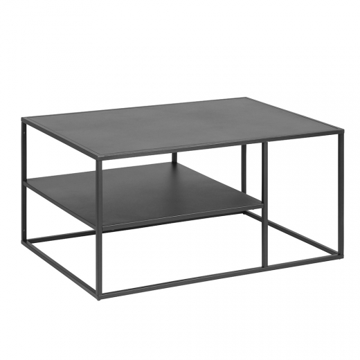 Konferenční kovový stolek Lyfte, 90 cm, černá - 1