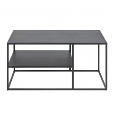 Konferenční kovový stolek Lyfte, 90 cm, černá - 2