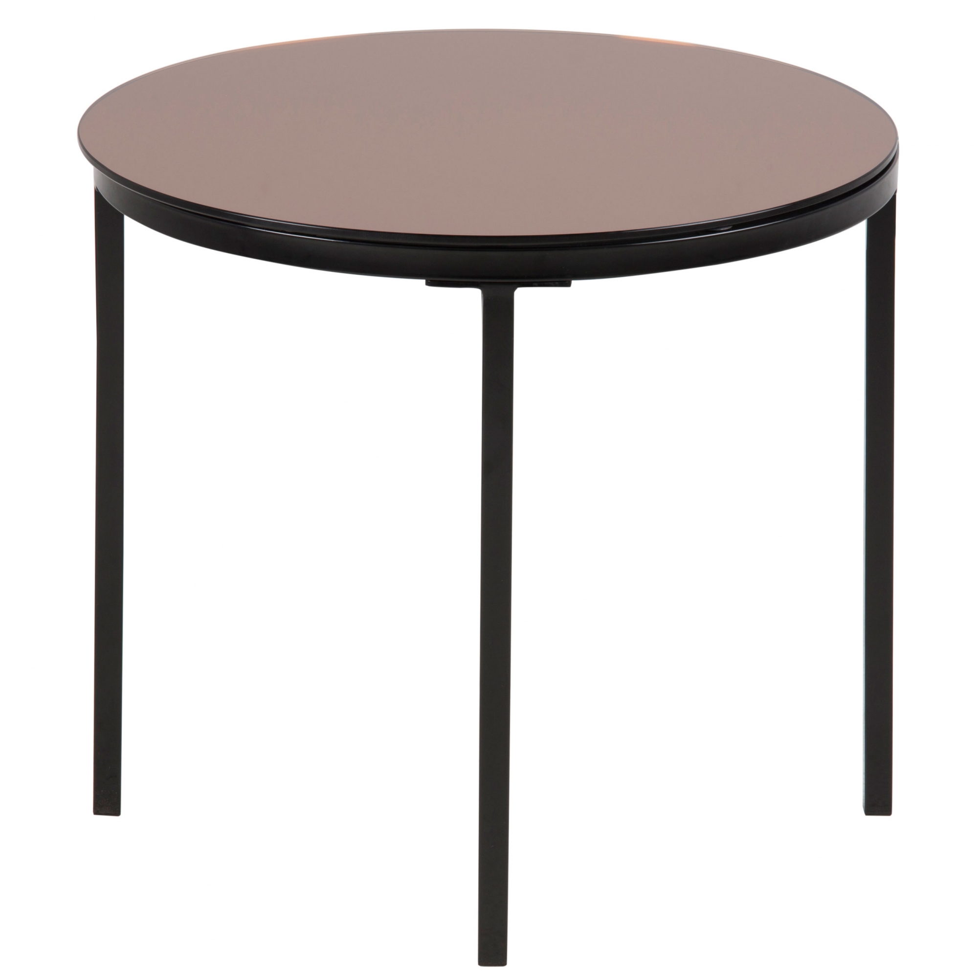 Konferenční / noční stolek skleněný Gira, 50 cm