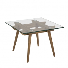 Konferenční / noční stolek skleněný Xena, 60 cm - 1