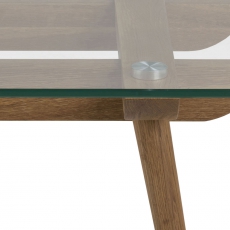 Konferenční / noční stolek skleněný Xena, 60 cm - 4