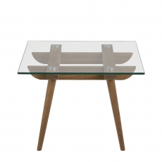 Konferenční / noční stolek skleněný Xena, 60 cm - 2