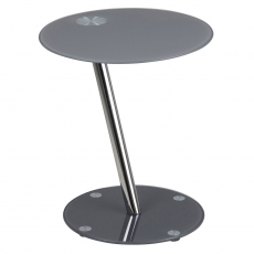 Konferenční / noční stolek Trisha, 38 cm, šedá - 1