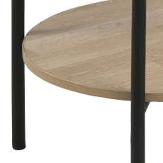 Konferenční / servírovací stolek Lipton, 45 cm, dub - 5
