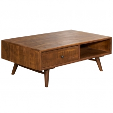 Konferenční stolek Alia, 120 cm, masivní mangové dřevo - 1