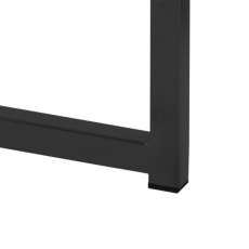 Konferenční stolek Alisma, 80 cm, bílá/černá - 5