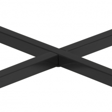 Konferenční stolek Alisma, 80 cm, bílá/černá - 6