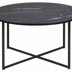 Konferenční stolek Alisma, 80 cm, černá - 3