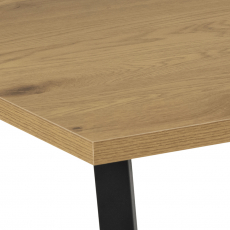 Konferenční stolek Amble, 75 cm, černá / dub - 4