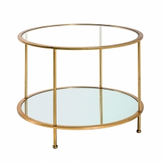Konferenční stolek Anite, 45 cm, zlatá - 1