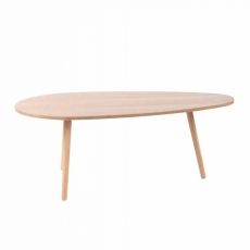 Konferenční stolek Barnie, 90 cm, přírodní dřevo - 2