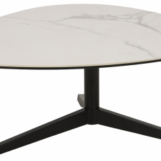 Konferenční stolek Barnsley, 84 cm, bílá - 1