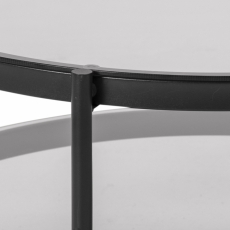 Konferenční stolek Bayonne, 79 cm, černá - 3