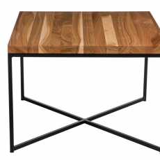 Konferenční stolek Besk, 100 cm, třešeň/černá - 1