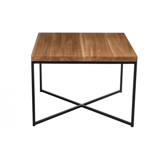 Konferenční stolek Besk, 45 cm, dub/černá - 1