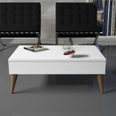 Konferenční stolek Best, 90 cm, bílá - 3