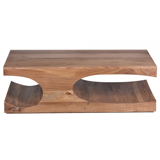Konferenční stolek Boha, 118 cm, masiv akát - 1