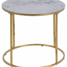 Konferenční stolek Bolton, 50 cm, bílá  - 2