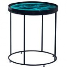 Konferenční stolek Brie, 47 cm, modrá - 2
