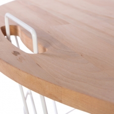 Konferenční stolek Cala, 59 cm, bílá - 2