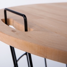 Konferenční stolek Cala, 59 cm, černá - 2