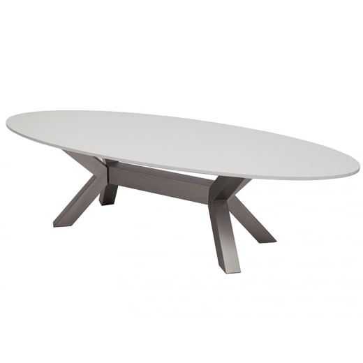 Konferenční stolek Carola, 160 cm, bílá - 1