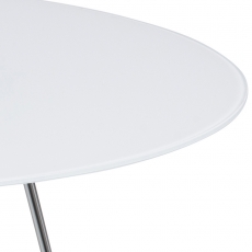 Konferenční stolek Casia, 80 cm, bílá - 4