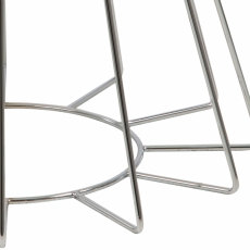 Konferenční stolek Casia, 80 cm, stříbrná - 3