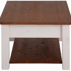 Konferenční stolek Chico, 100 cm, bílá / borovice - 5