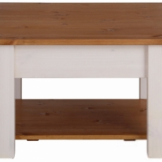 Konferenční stolek Chico, 60 cm, bílá / borovice - 5