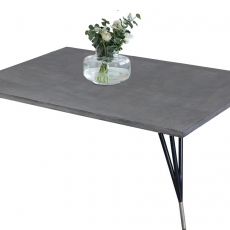 Konferenční stolek Clin, 137 cm, černá - 5