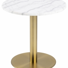Konferenční stolek Corby, 50 cm, bílá - 1