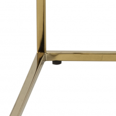 Konferenční stolek Crawley, 100 cm, zlatá - 5