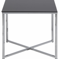 Konferenční stolek Cross, 50 cm, černá - 2