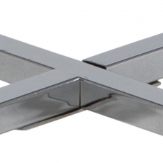 Konferenční stolek Cross, 50 cm, černá - 5