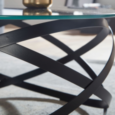 Konferenční stolek Deryl, 60 cm, černá - 5