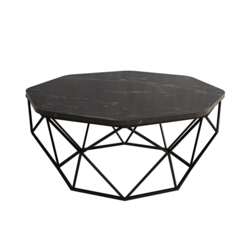 Konferenční stolek Diamond, 90 cm, černá - 1