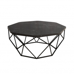 Konferenční stolek Diamond, 90 cm, černá