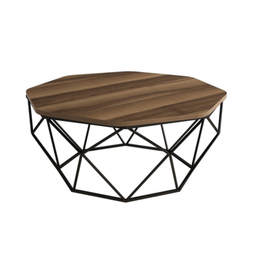Konferenční stolek Diamond, 90 cm, ořech - 1