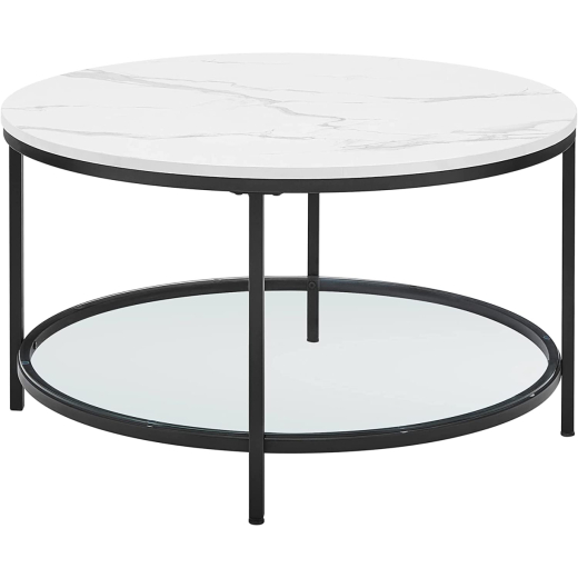 Konferenční stolek Dian, 80 cm, bílá - 1