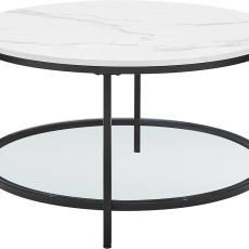 Konferenční stolek Dian, 80 cm, bílá - 1