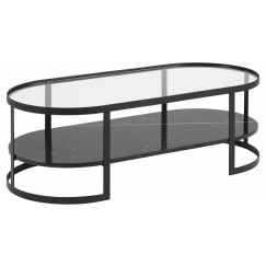 Konferenční stolek Elki, 56 cm, černá