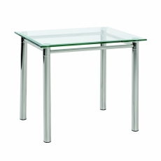 Konferenční stolek Embu, 60 cm, čiré sklo - 1
