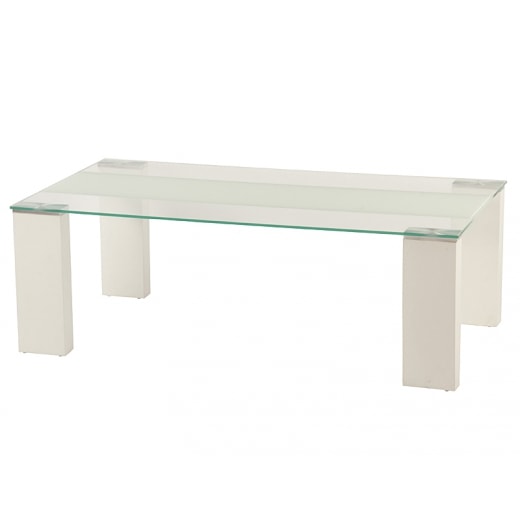 Konferenční stolek Emma, 130 cm, bílá - 1