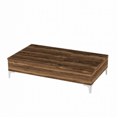 Konferenční stolek Esinti, 121 cm, ořech - 1