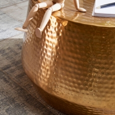 Konferenční stolek Faus, 60 cm, zlatá - 5