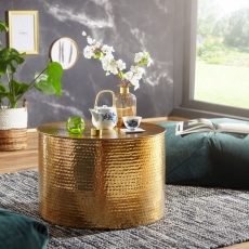 Konferenční stolek Faus, 61 cm, zlatá - 3