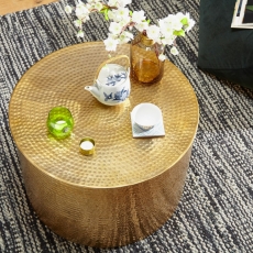 Konferenční stolek Faus, 61 cm, zlatá - 5