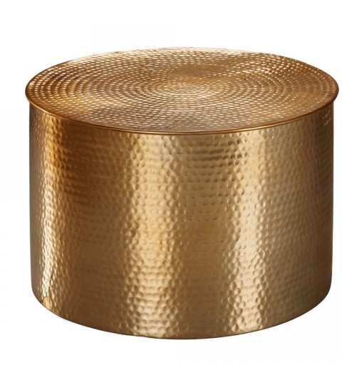 Konferenční stolek Faus, 61 cm, zlatá