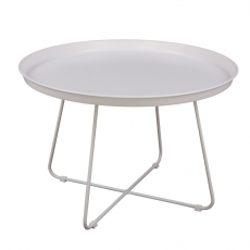 Konferenční stolek Foden, 63 cm, bílá - 1